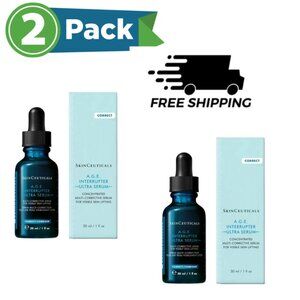 SkinCeuticals A.G.E. Interrupter Ultra Serum 1oz Firming serum Pack of 2.